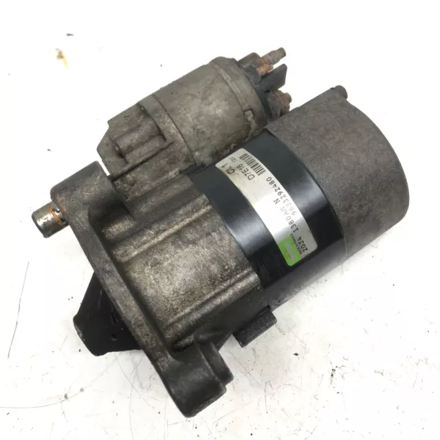 Peugeot 206 Starter Motor 9633292480 1.1 Petrol Engine Hfx 03-09