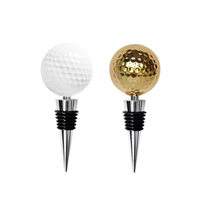 Golf Ball Wine Bottle Stopper Reusable Leak  Home Bar Party Beer Bottles