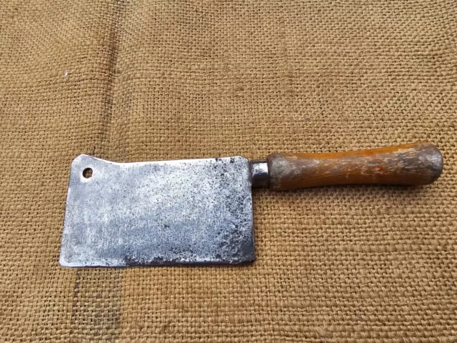 "Darcourt" Vintage French Chef Meat Chopper Cleaver Butcher Tool Knife Antique