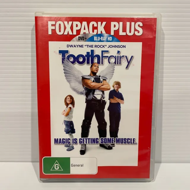 Tooth Fairy (DVD & Blu-ray HD, 2-Disc Set) Pal Region 4 & B VGC + Free Postage