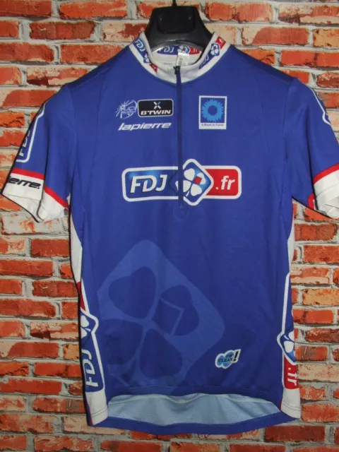 FRANCAISE DES JEUX FDJ B TWIN MAGLIA BICI CICLISMO SHIRT MAILLOT CYCLISM tg. M