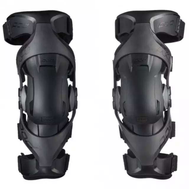 POD MX (Adult) K4 2.0 Knee Braces - Black