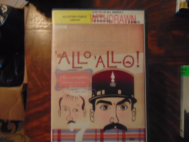 'Allo ‘Allo Season 7 2 Disc Set (DVD) BBC Video EX LIBRARY