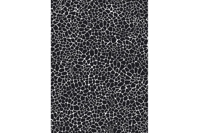 Paquete de 20 lagarto blanco y negro papel decopatch ref 564 (381 x 305 mm)
