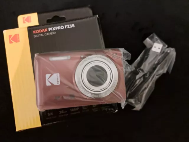 New Kodak PIXPRO FZ55 16MP 5x Zoom Compact Camera  in RED