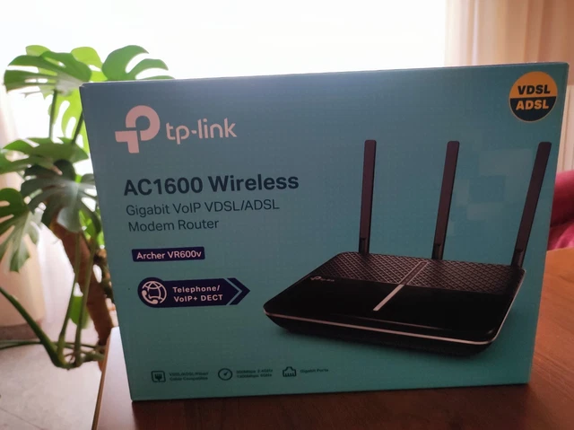 Router Fibra TP-LINK Archer VR600 ver: 2.1 (IT)AC1600 Wireless Gigabit VDSL/ADSL