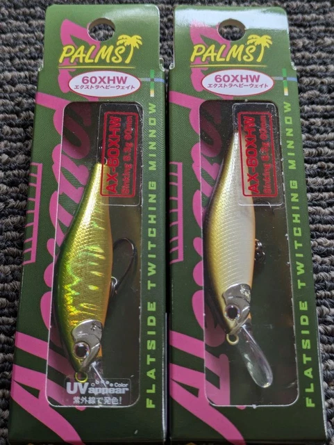 ロッド PALMS Jade Mirror Cross Stream JCGS-60L PALMS ALEXANDRA 60XHW Spinning Lure 60mm 8.3g Pair $161.79
