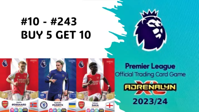 Panini Premier League Adrenalyn Xl 2024 2023/24 *10-243* Choose Your Cards