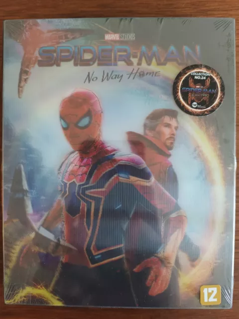 Blu-ray 4K + BR " Spiderman No Way Home " Lenticulaire O-Ring WeeT Steelbook