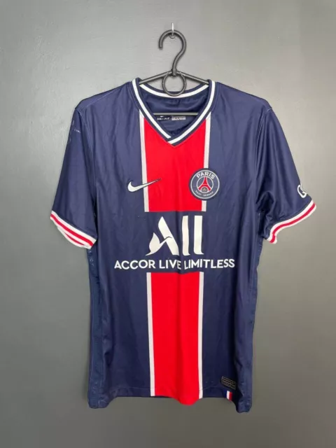 Psg Paris Saint-Germain 2020/2021 Football Shirt Nike Soccer Jersey Size S Adult
