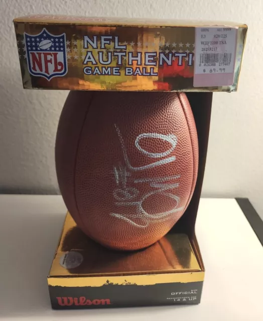 Wilson The Duke Official NFL Authentic Game Ball signed By O.J. DUFFIE #81. NEW