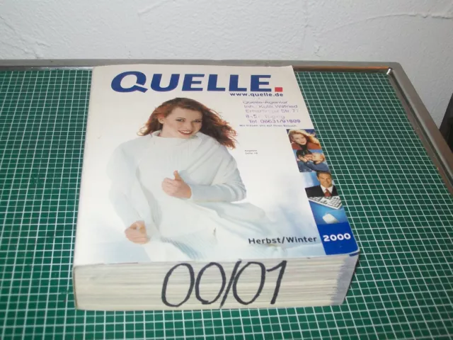 Hauptkatalog Quelle Katalog Versandkatalog Herbst Winter klein 2000 2001 #00-01