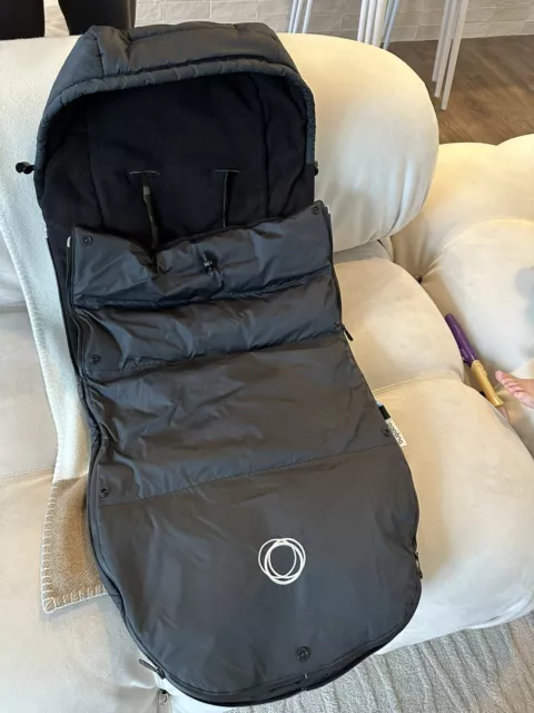 Bugaboo Universal High Performance Foot Muff in Midnight Black Stroller