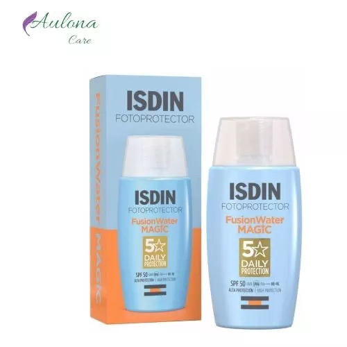 Fotoprotector Isdin Fusion Water Magic FPS 50+ 50 ml nuevo en caja vendedor de EE. UU.