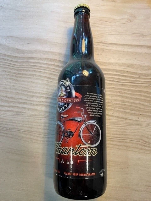 Schwinn Phantom Ale Beer by Left Hand Brewing Company Longmont, CO pint with cap