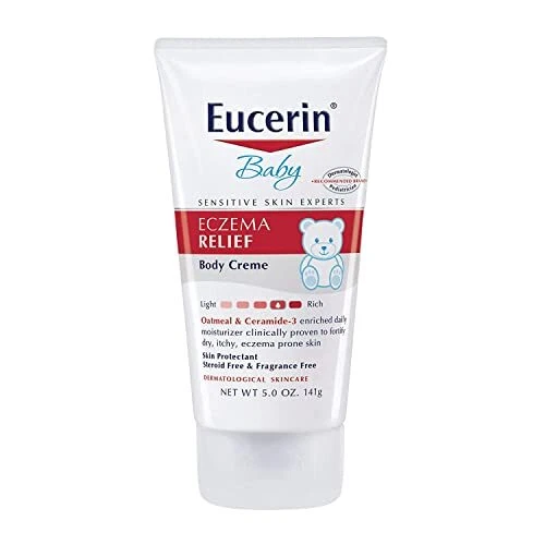 Baby Eczema Relief Body Cream - Steroid & Fragrance Free for 3+ Months of Age