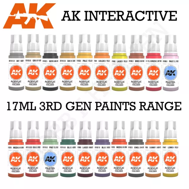 AK Interactive 3rd Gen Airbrush Hobby Paint – Maple Airbrush Supplies