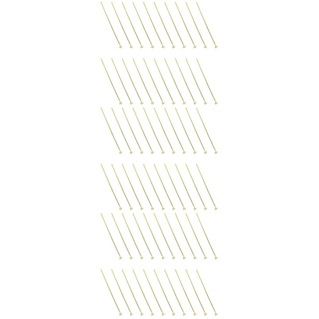 600 pcs 700mm en acier inoxydable t-en forme de t-têtes plate bijoux bricolage