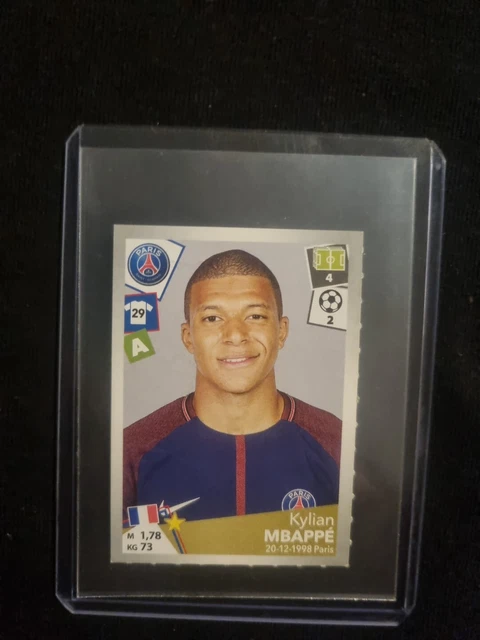Autocollant Panini Foot 2024 Ligue 1 Kylian Mbappé N°351 FOIL Paris PSG - Neuf