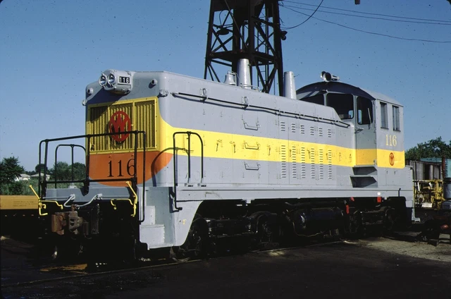 NYO&W EMD NW2 Kodachrome original Kodak slide