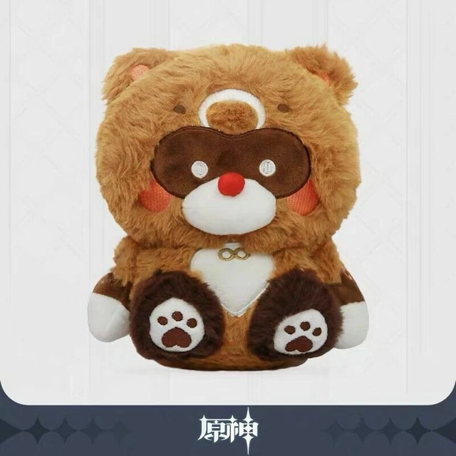 OFFICIAL GENSHIN IMPACT Xiangling Guoba Raccoon Bear Plush Doll Toy
