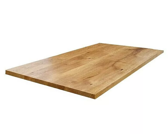 Tischplatte Eiche Eicheplatte Waschtischplatte Treppenstufe Massiv 45mm geölt
