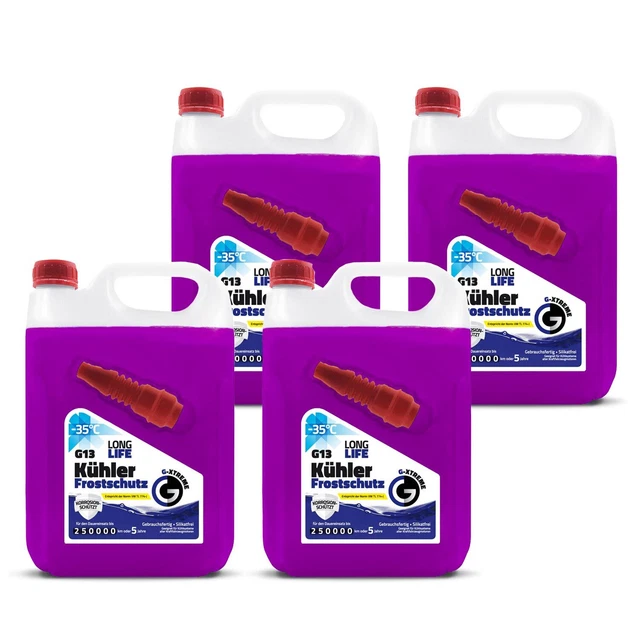 Protezione antigelo radiatore G13 liquido refrigerante 5 anni fino a -35°C refrigerante 20L