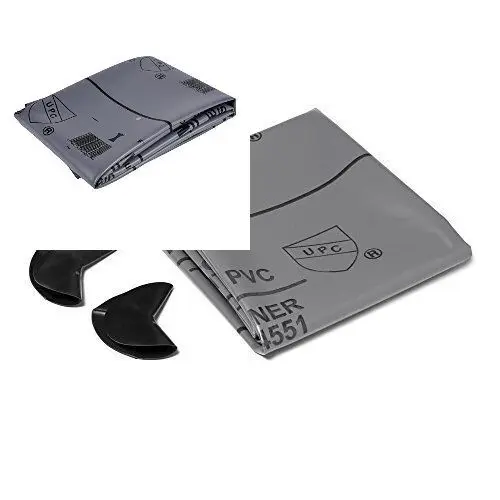 Kit delineador de ducha de PVC Oatey 5' x 6', gris