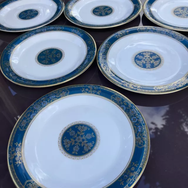 Set of 6 Royal Doulton CARLYLE Pattern  6.5 inch Side Bread 1st quality