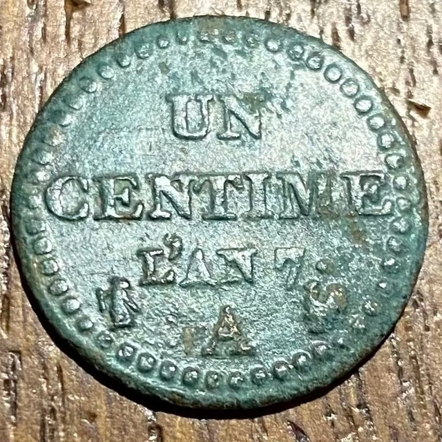 Piece De 1 Centime Dupré L’an 7 A (1148) Voir Photos