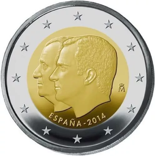 España - Moneda 2 Euros 2014 - Cambio De Trono  S/C Unc - Leer