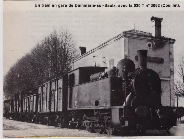 1980  --   Train En Gare De Dammarie Sur Saulx  Avant Guerre   3F754