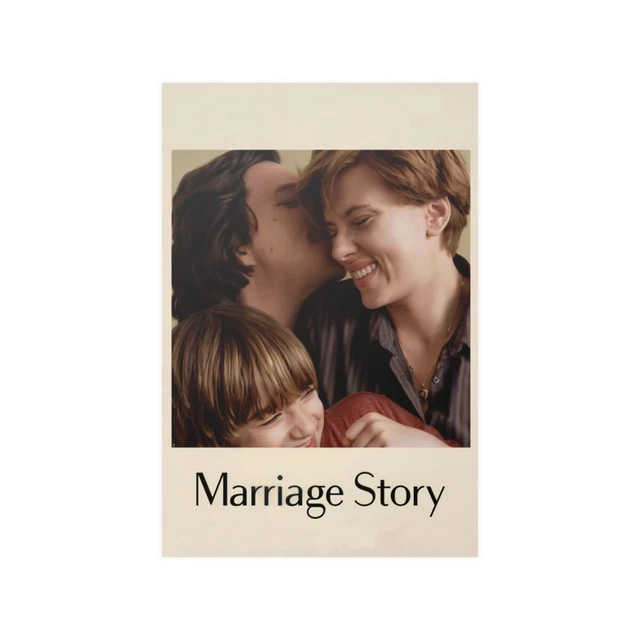 Marriage Story 2019 Movie High Quality Satin Paper Poster Adam Driver