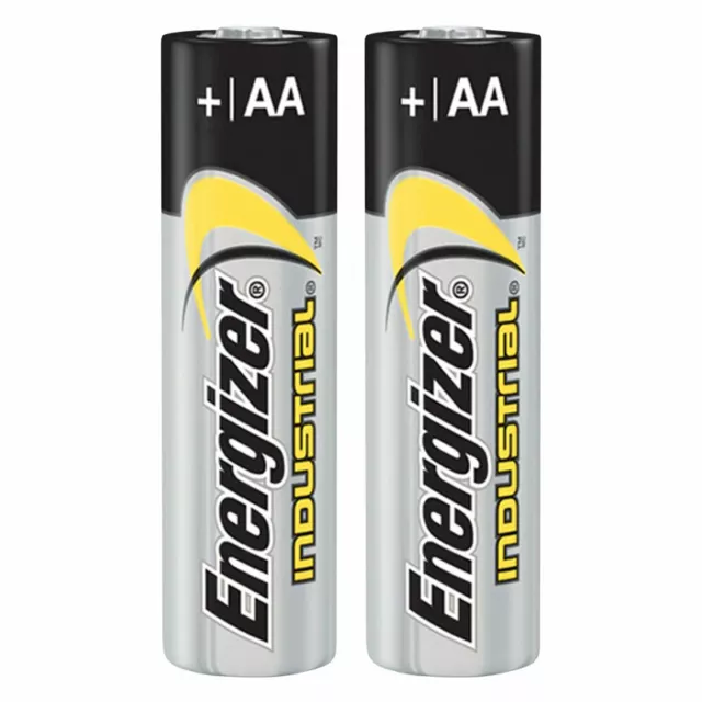 2 X Energizer Piles Aa Industriel Alcaline 1.5V LR6 AM3 EN91 Mignon