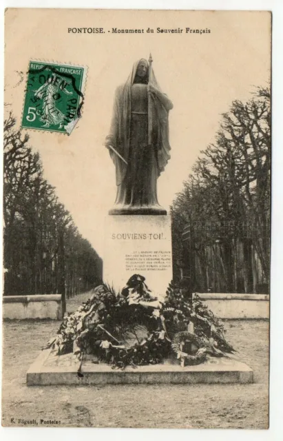 PONTOISE - Val d'Oise - CPA 95 - the monument of French remembrance