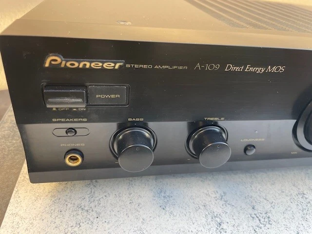 AMPLI PIONEER A-109 , stéréo amplifier direct energy MOS( marantz ...