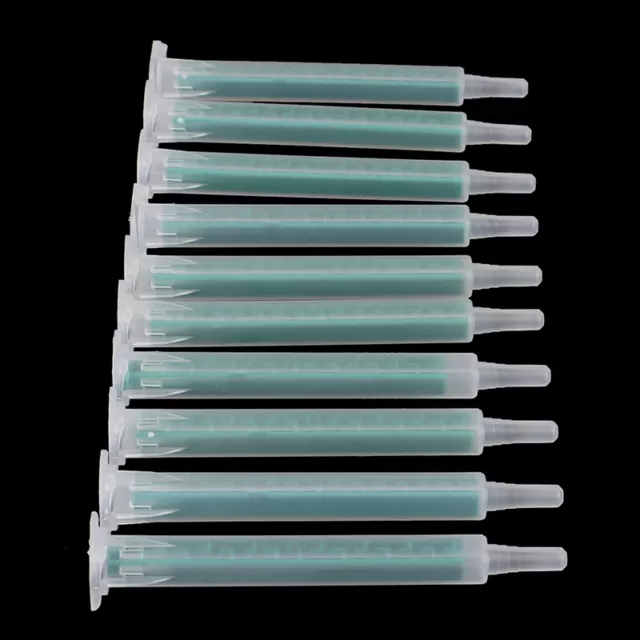 10 x Resin AB Glue Static Mixer Mixing Tube Mixing Nozzle Syringe Set 83mm ❤KT