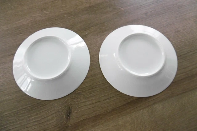 Ancienne paire de tasses et sous tasses en porcelaine de Paris empire 3