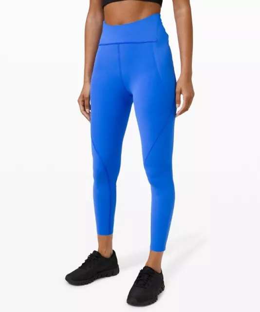 NWT LULULEMON FREE To Speed HR Tight 25” Size 6 Wild Blue Bell Run Fast  $138 $75.00 - PicClick