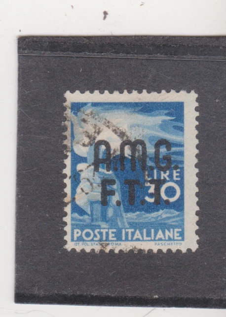 Italy TRIESTE ZONE A Scott # 17 Used Cat $19.00
