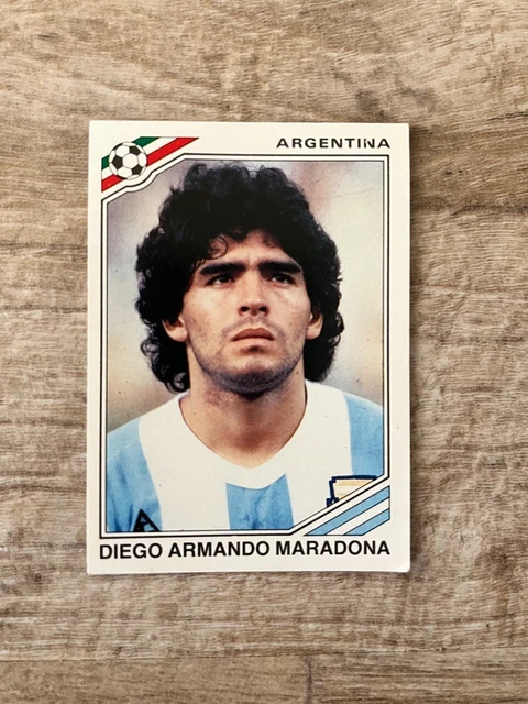 Figurine Panini Mexico 86 Maradona #84 - Autocollante Originale - Occasion