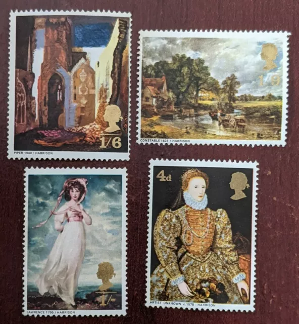 GB/UK stamps 1968 British Paintings - full set - 4 stamps
