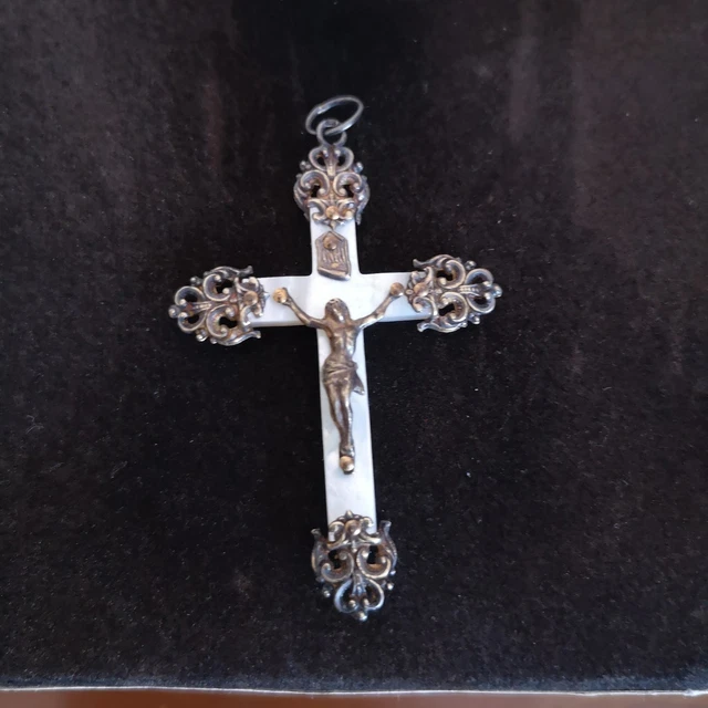 GRANDE CROIX ANCIENNE En Nacre Et Argent EUR 59,00 - PicClick FR GRANDE CROIX ANCIENNE En Nacre Et Argent EUR 59,00 - PicClick FR