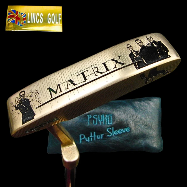 Custom Milled Matrix Themed Ping Anser Putter 84cm Steel Genuine Leather HC Custom Milled Matrix Themed Ping Anser Putter 84cm Steel Genuine Leather HC