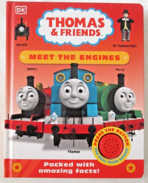 NEW THOMAS AND Friends Meet The Engines With Sounds Button Board Book 