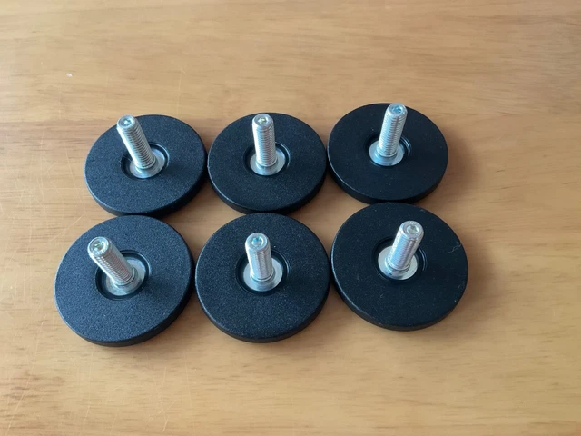 IKEA BESTA STUVA PIES PATAS AJUSTABLES X4 GRIS O NEGRO PIEZAS ORIGINALES NUEVAS