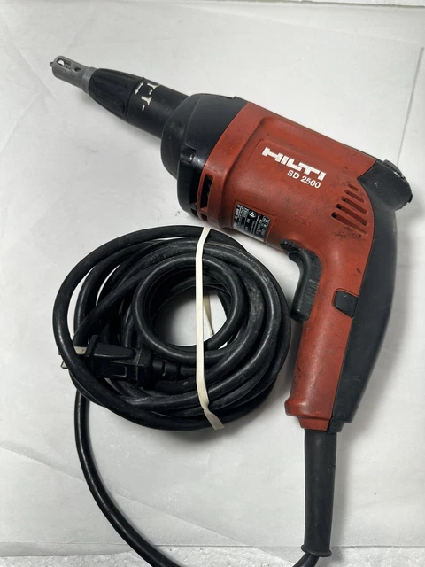 HILTI SD2500 1/4" Wood/Drywall Screwdriver USED.