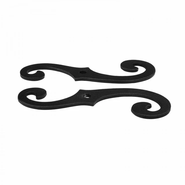 One Pair of Cast Iron Window Shutter Dogs 6-1/2" H x 2-1/4" W Renovator's Supply 2