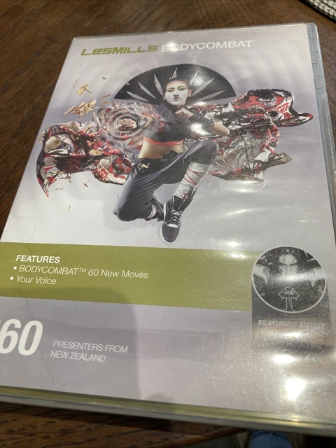 LES MILLS BODYCOMBAT BODY COMBAT 60 DVD CD and notes- FFAK