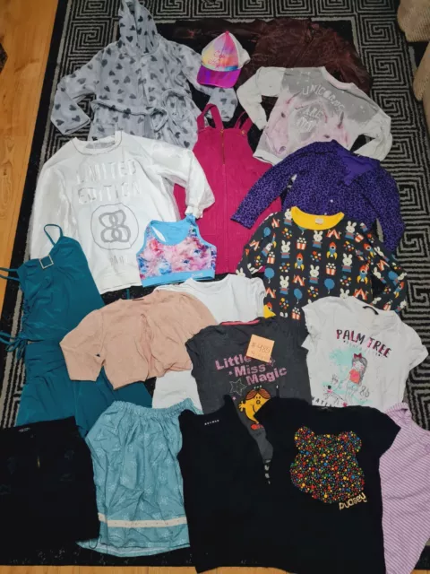 #985💜 Huge Bundle Of Girls Clothes 9-10years NEXT TU PRIMARK USA PRO NUTMEG GEO